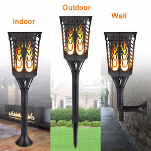 Flame Waterproof solar Sensor Lawn Lamp LED  Dancing Flickering Lights for Garden Outdoors - spotlighthomedecor