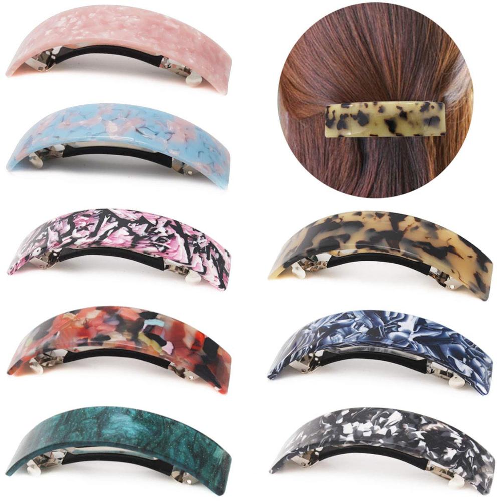 8 Pieces Hair Barrettes for Ladies Classic Hair Clips, No-Slip and Durable Clasp - spotlighthomedecor