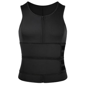 Open image in slideshow, Men&#39;s Body Shaper Sauna Vest / Waist Trainer / Sweat Shirt Abdomen Slimming Fat Burn Fitness Top - spotlighthomedecor
