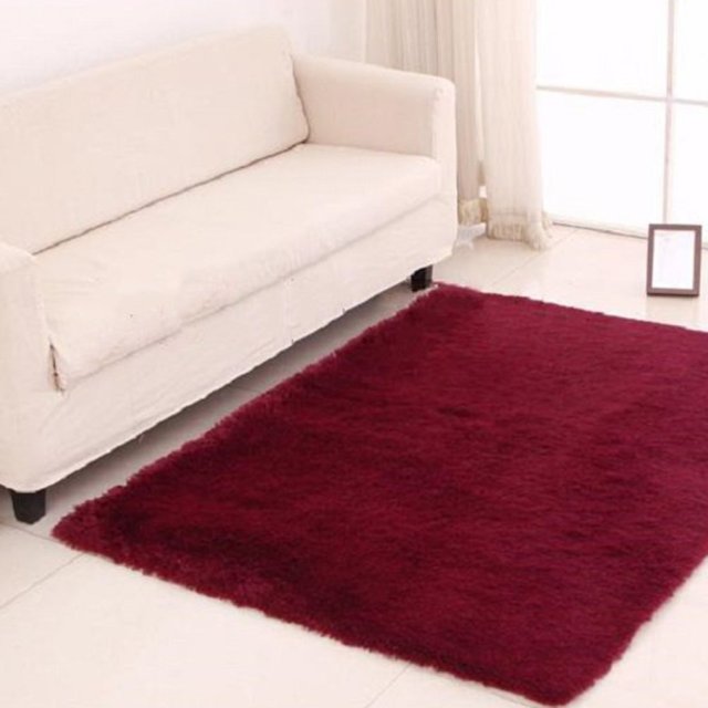 Green color only Soft Fluffy Area Rug - spotlighthomedecor