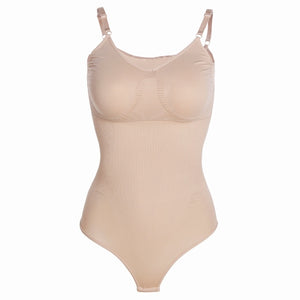 Open image in slideshow, Seamless Shapewear Bodysuit for Women Tummy Control Butt Lifter Invisible Under Dress - spotlighthomedecor
