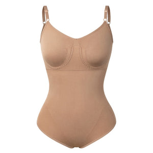 Seamless Shapewear Bodysuit for Women Tummy Control Butt Lifter Invisible Under Dress - spotlighthomedecor