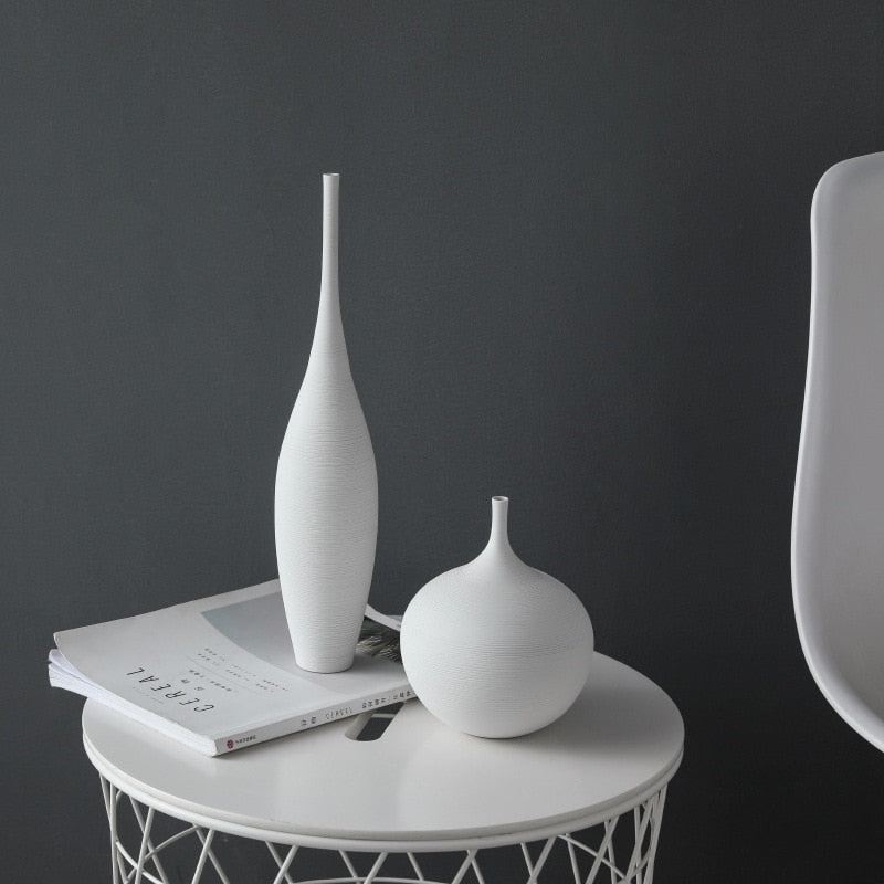 Modern Handmade  Zen Ceramic  Vases - spotlighthomedecor