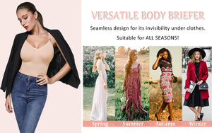 Seamless Shapewear Bodysuit for Women Tummy Control Butt Lifter Invisible Under Dress - spotlighthomedecor