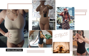 Seamless Shapewear Bodysuit for Women Tummy Control Butt Lifter Invisible Under Dress - spotlighthomedecor