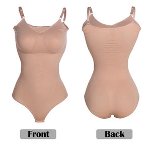 Seamless Shapewear Bodysuit for Women Tummy Control Butt Lifter Invisible Under Dress - spotlighthomedecor