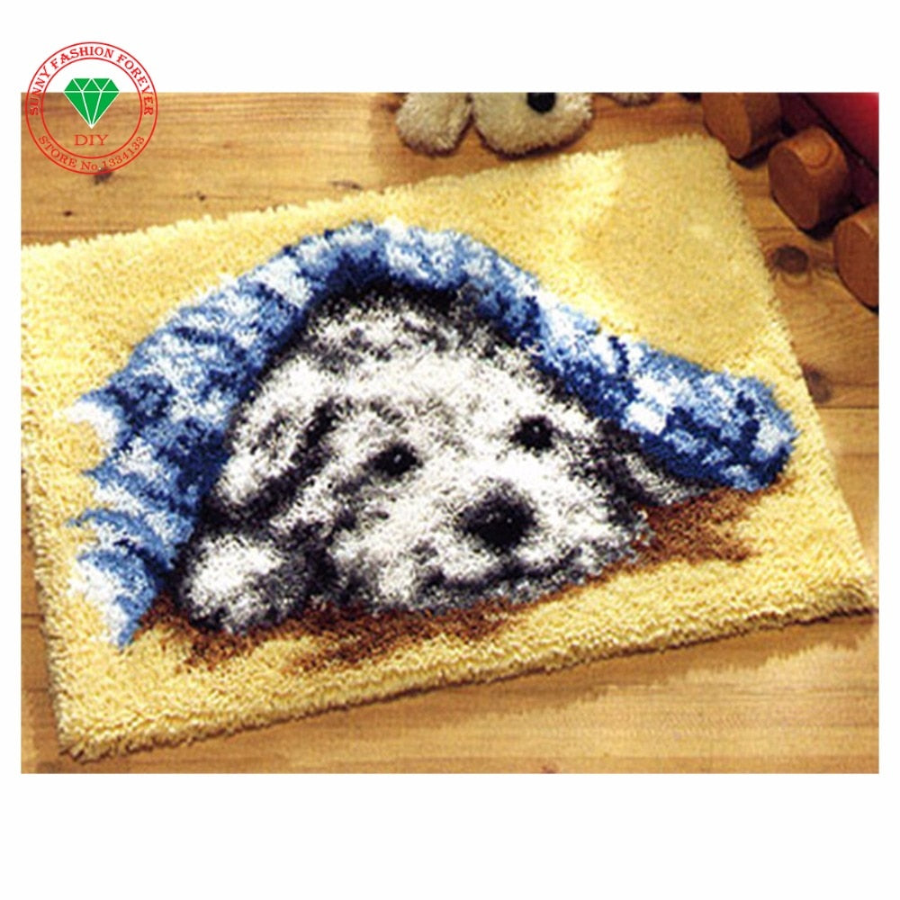 Rug/ Cushion/ Mat/ DIY Latch Hook Kit - spotlighthomedecor